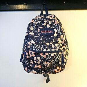 Jansport floral backpack large